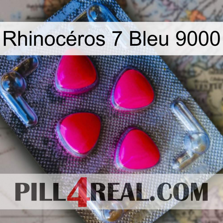 Rhinocéros 7 Bleu 9000 13